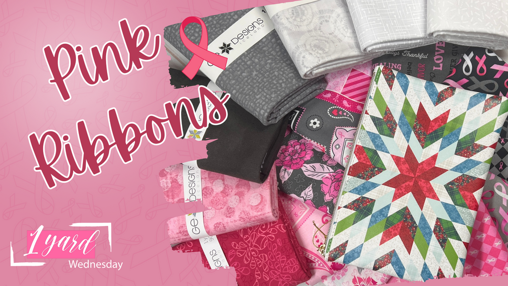 One Yard Wednesday | Pink Ribbons