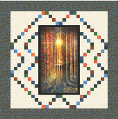 Forest Light Panel Kit-Dancing Queen Pattern 70" x 70"