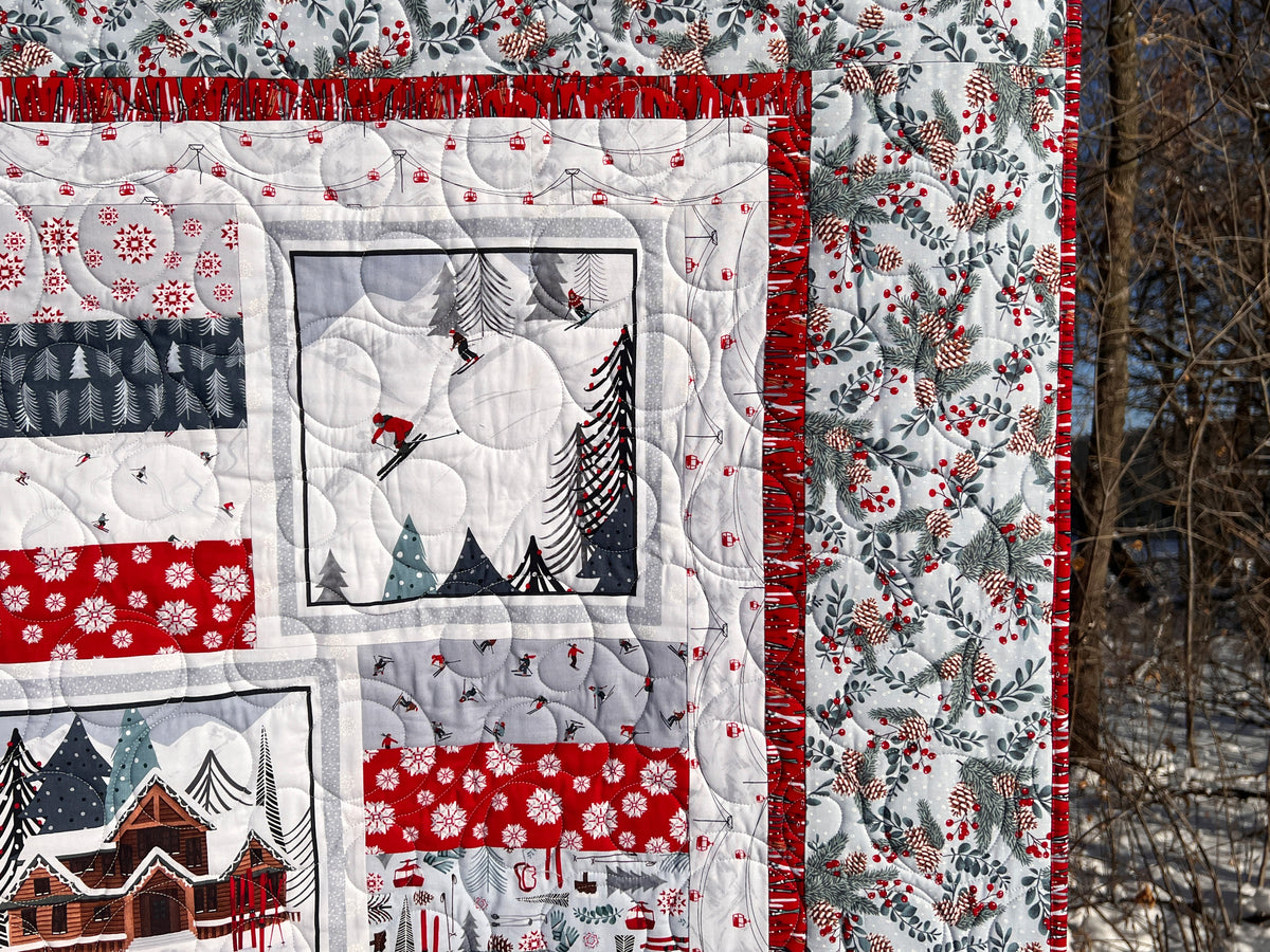 Alpine Ski Quilt Kit GE Designs