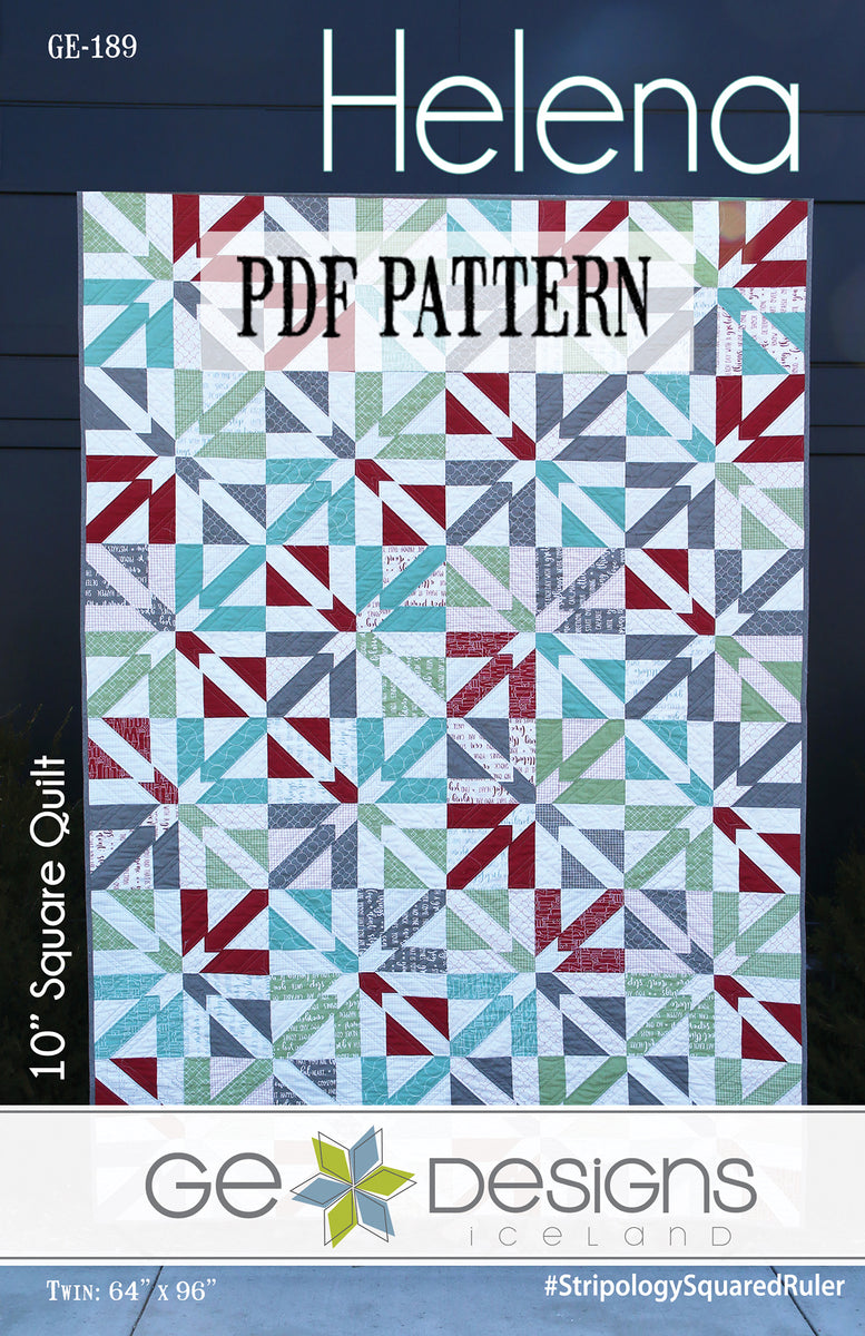 Helena - 10" Square PDF Pattern 189 – GE Designs