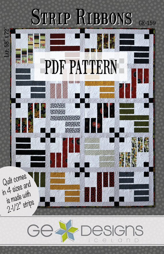 Strip Ribbons Pattern PDF 159 – GE Designs