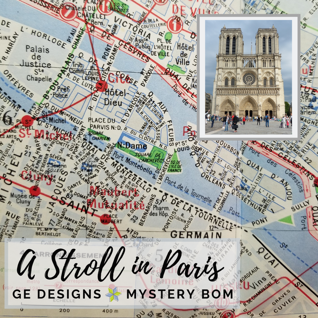 A Stroll in Paris Mystery BOM Blocks 1 & 2