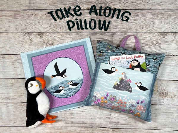 Puffin Take Along Pillow Tutorial!