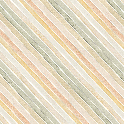 Diagonal Stripe Multi You Are My Sunshine 1467-62 Fabrics Henry Glass   