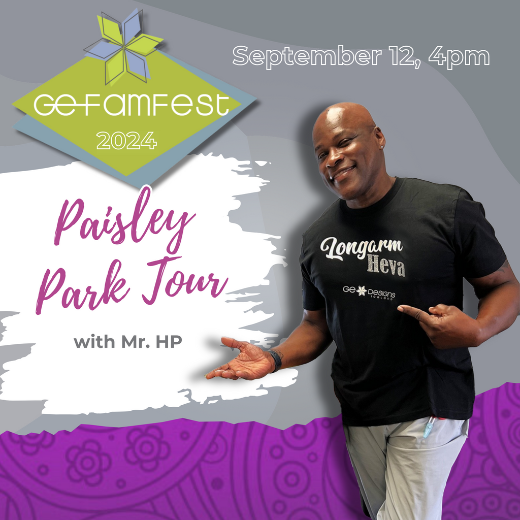 2024 Fam Fest Paisley Park Tour with Mr. HP  GE Designs   