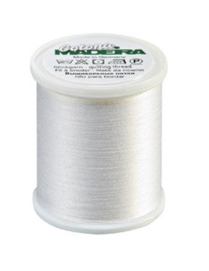 Madeira Cotona 50 - Premium Cotton Quilting & Sewing Thread, 502 White Thread Madeira