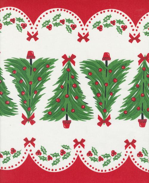 Classic Retro Holiday Toweling 16" Christmas Tree 920-306 - 1-1/2 YARD Fabrics Moda Fabrics   