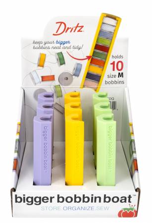 Bigger Bobbin Boat -  Light Green Tool Checker   