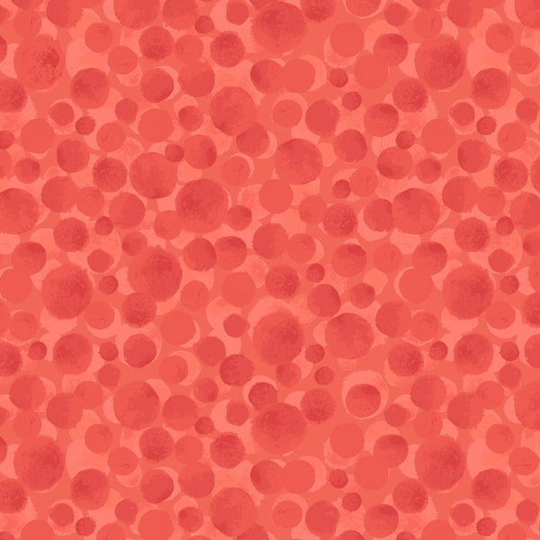 Bumbleberries Polynesian Coral BBS14, quilting fabric by Lewis & Irene