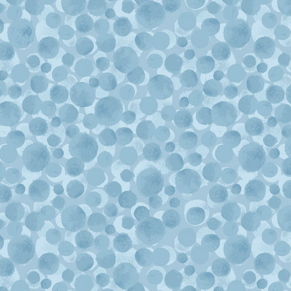 Bumbleberries Zennor Blue BBS8, quilting fabric by Lewis & Irene