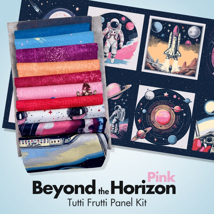 Beyond the Horizon Pink Panel Kit - Tutti Frutti Pattern - 68-1/2"x90"