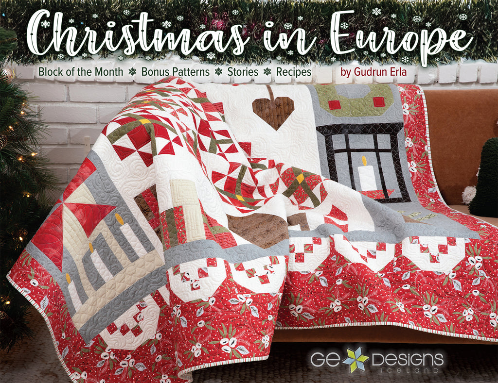 Christmas in Europe Video Classes – Book Companion (No Patterns) Pattern GE Designs   