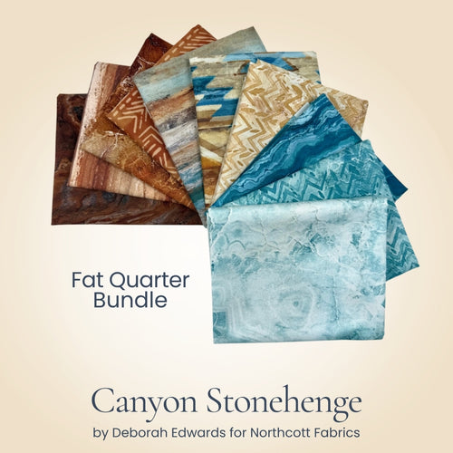 Canyon Stonehenge Fat Quarter Bundle, multicolor quilting fabric by Northcott