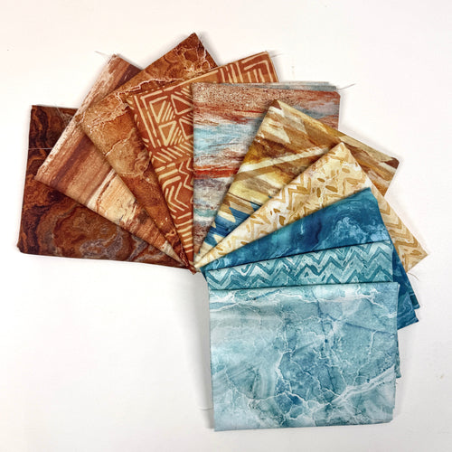 Canyon Stonehenge Fat Quarter Bundle, quilting fabric by Northcott Fabrics