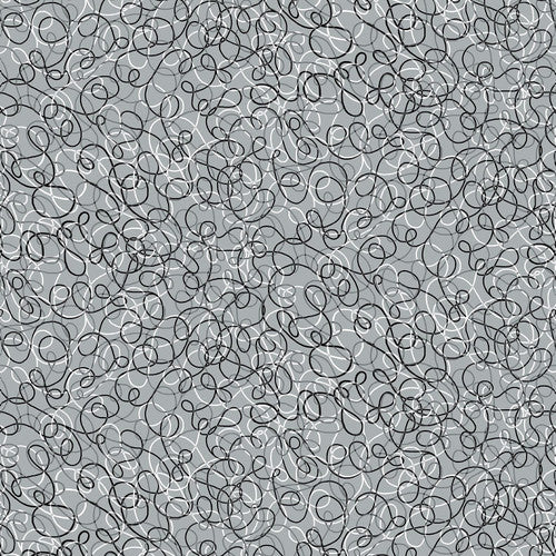 Du Jour Gray 1476-90 - 108" Wide 1 YARD Fabrics Henry Glass   