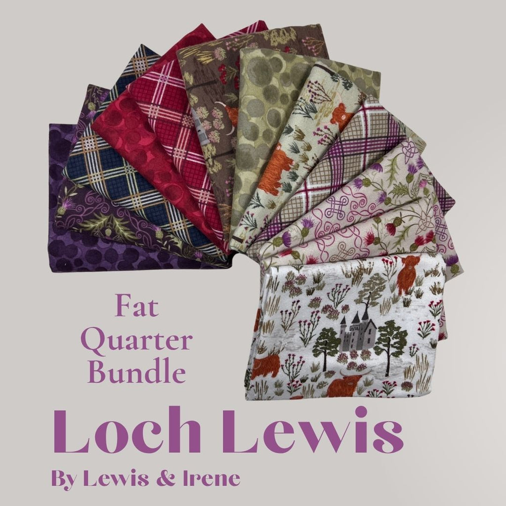 Loch Lewis Flannel Fat Quarter Bundle Fabrics Lewis & Irene