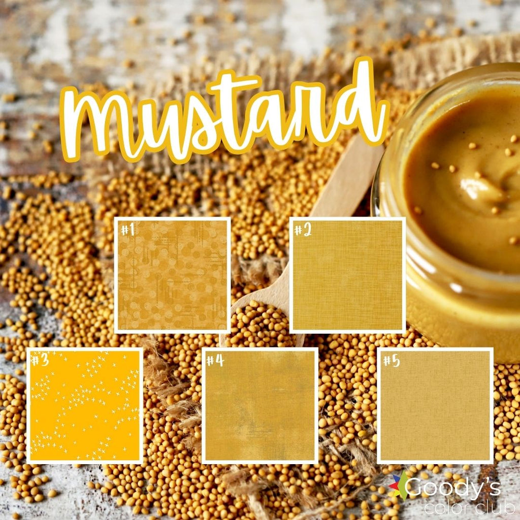 Goody's Color Club - February '24 Mustard Fabrics GE Designs   