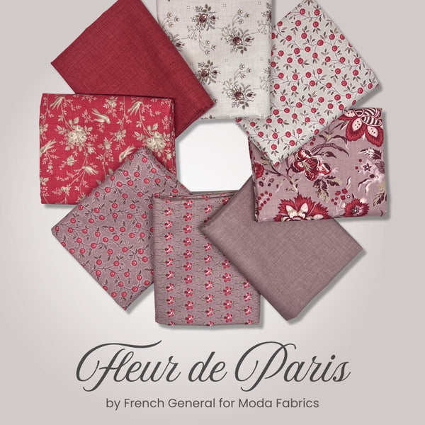 8 pc Fleur de Paris Half Yard Bundle
