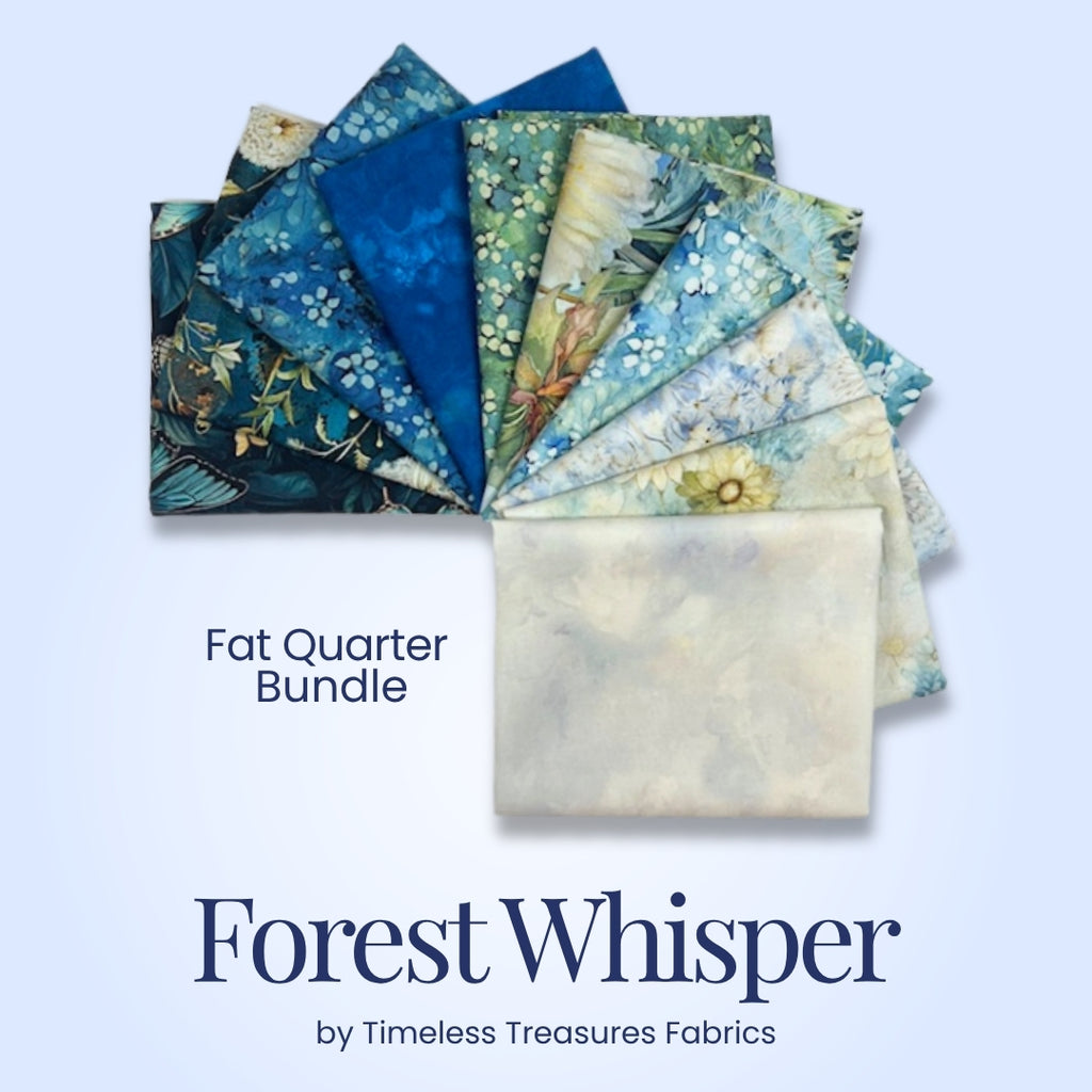 Forest Whisper Fat Quarter Bundle Fabrics Timeless Treasures
