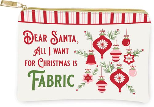 Glam Bag Dear Santa Ornaments 1005-69 Storage & Bags Moda Fabrics   