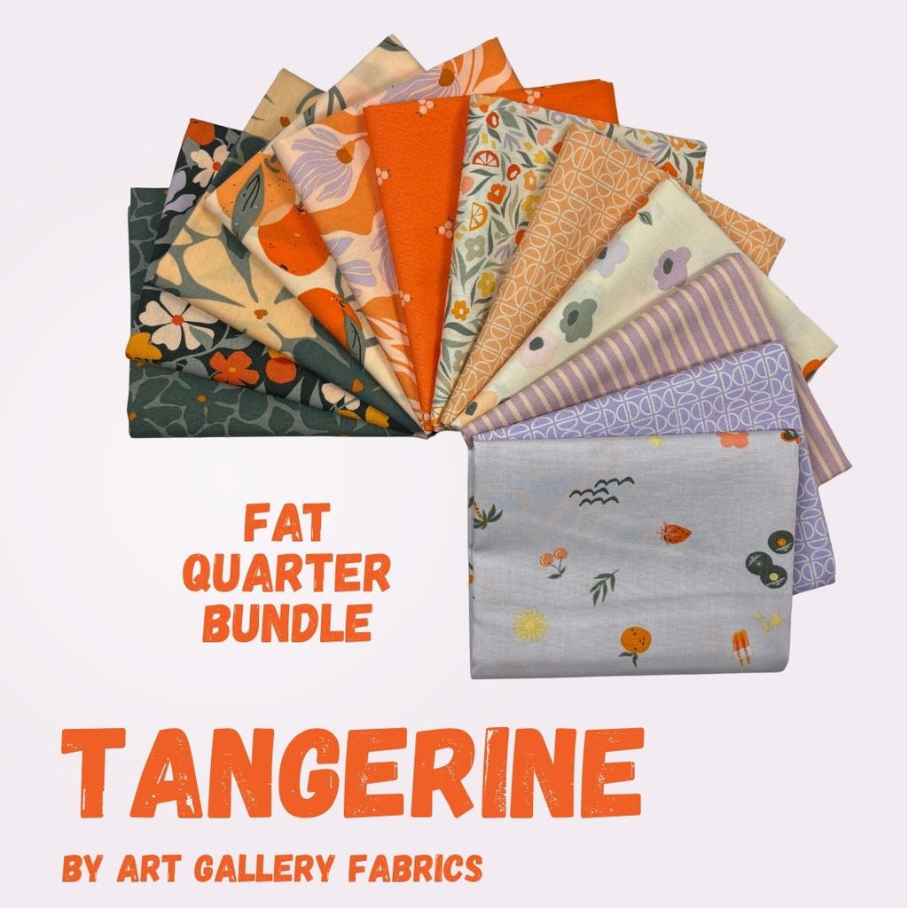Tangerine Fat Quarter Bundle Fabrics Art Gallery