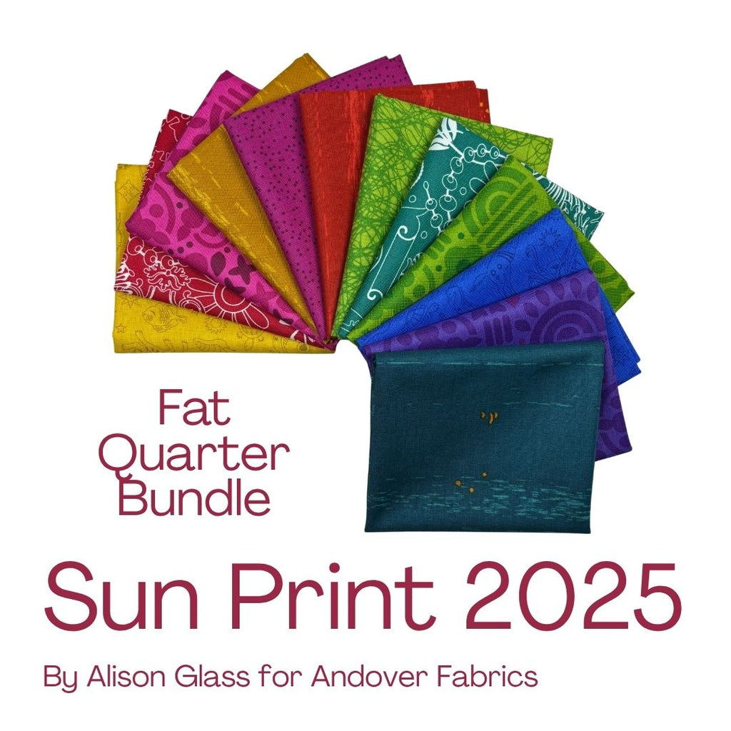 Sun Print 2025 Fat Quarter Bundle Fabrics Andover