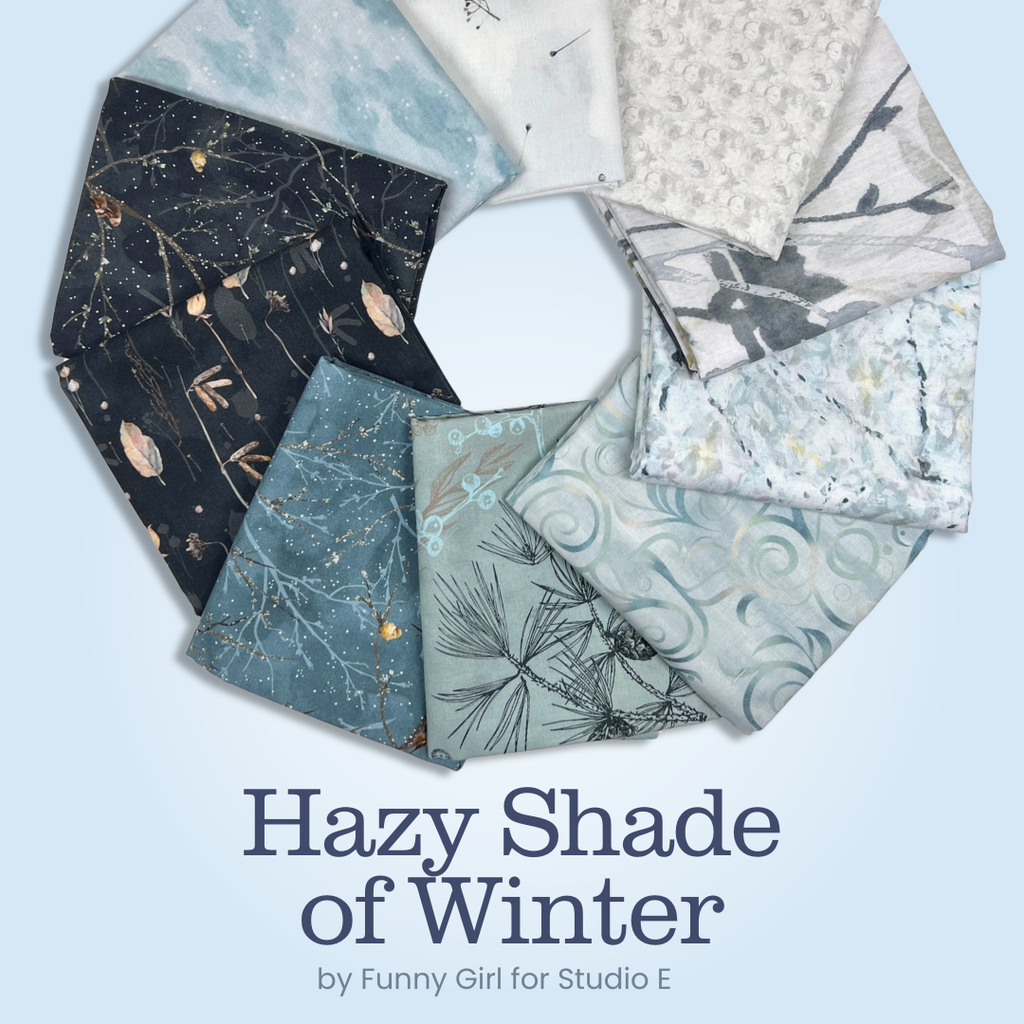 Hazy Shade of Winter Half Yard Bundle Fabrics Studio E Fabrics