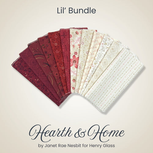 Hearth and Home Lil' Bundle, quilting fabric by Henry Glass
