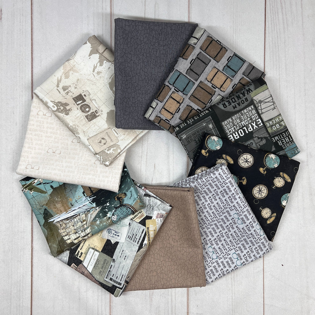 Explore 10 pc. Half Yard Bundle Fabrics Clothworks   