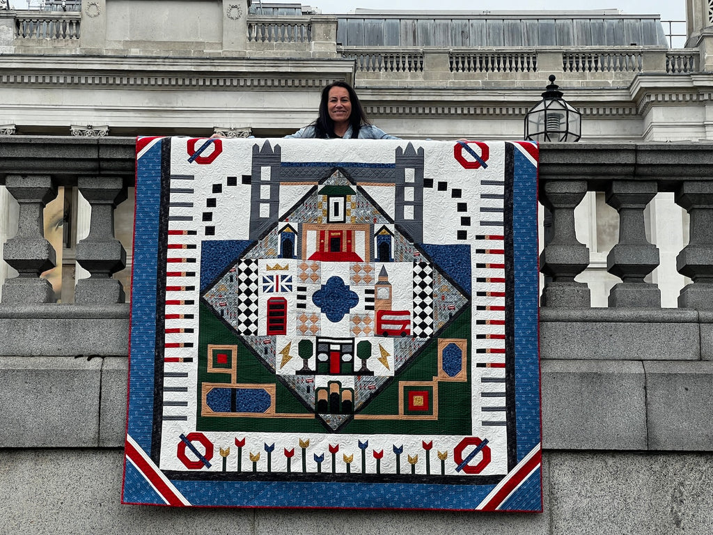 London Calling Block of the Month Quilt Program- Full Access with Video Tutorials Pattern GE Designs   