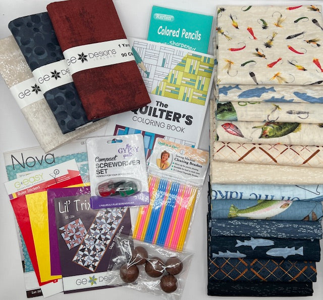 Angler's Perfect Pairing Gift Box- Pre Order Fabrics GE Designs