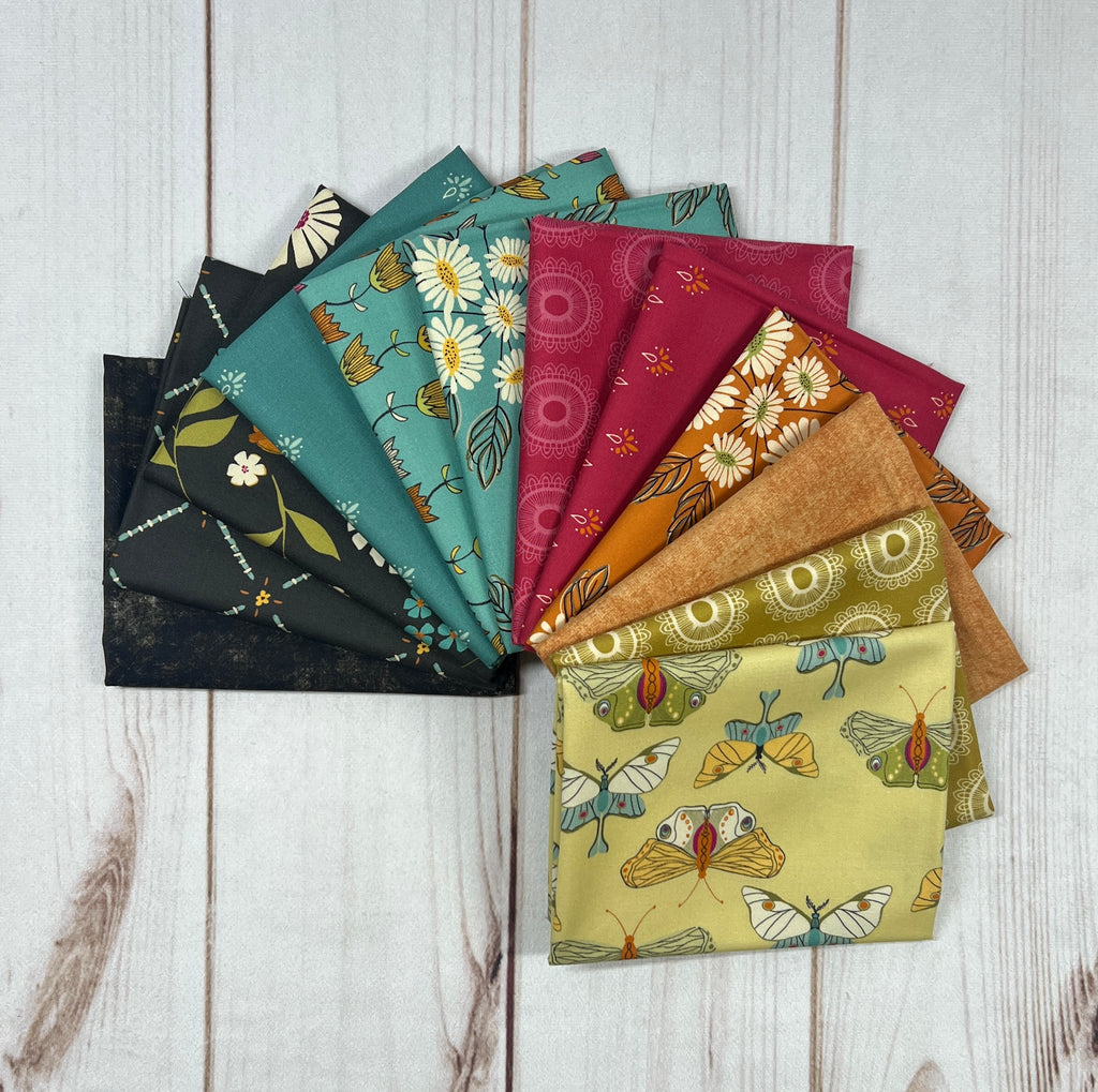 Winged Garden Fat Quarter Bundle Fabrics Andover Fabrics