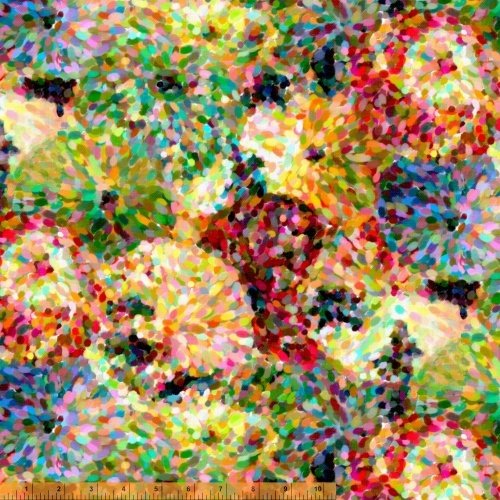 Impressionist Floral Multi 51464D-X - 108" Wide 3 YARD Fabrics Windham Fabrics   