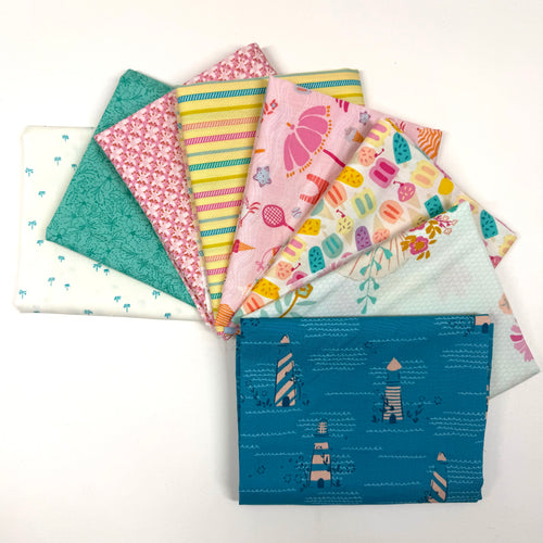 Island Life Fat Quarter Bundle, quilting fabric