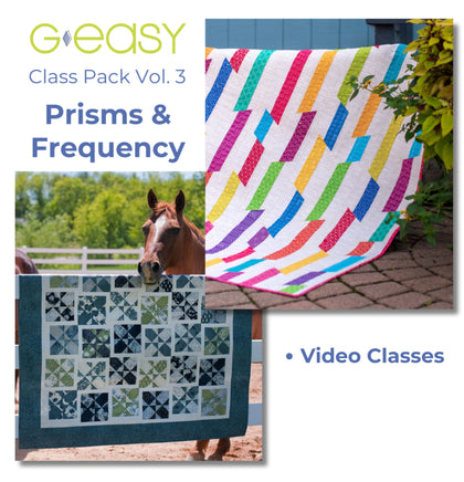 GEasy Class Pack Vol. 3 - Prisms & Frequency, quilt pattern