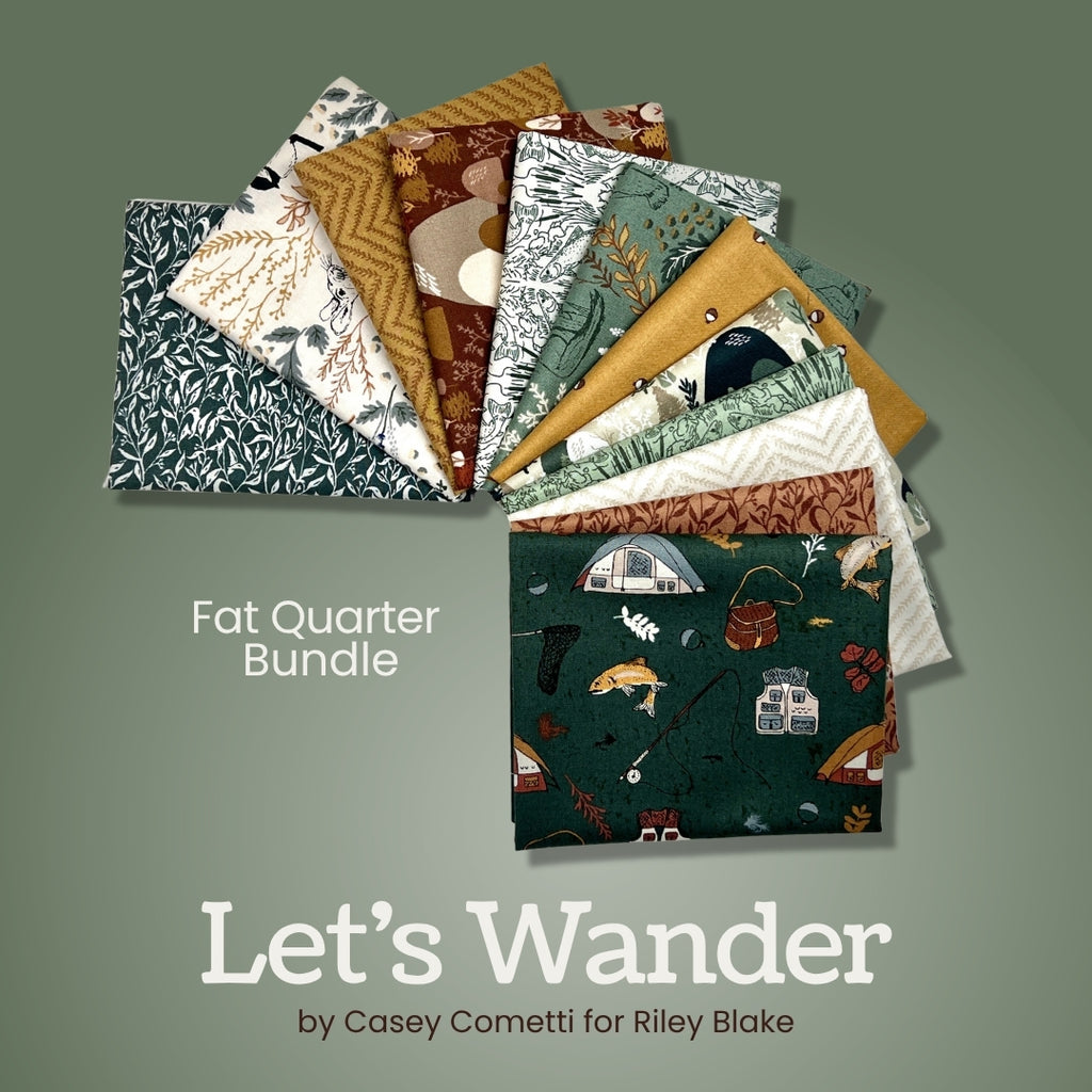 Let's Wander Fat Quarter Bundle Fabrics Riley Blake