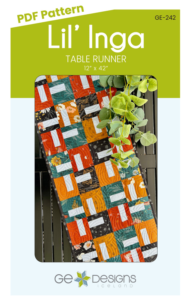 Lil' Inga - PDF Table Runner Pattern 242 Pattern GE Designs