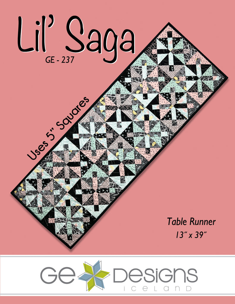 Lil' Saga - Table runner pattern 237 Pattern GE Designs   