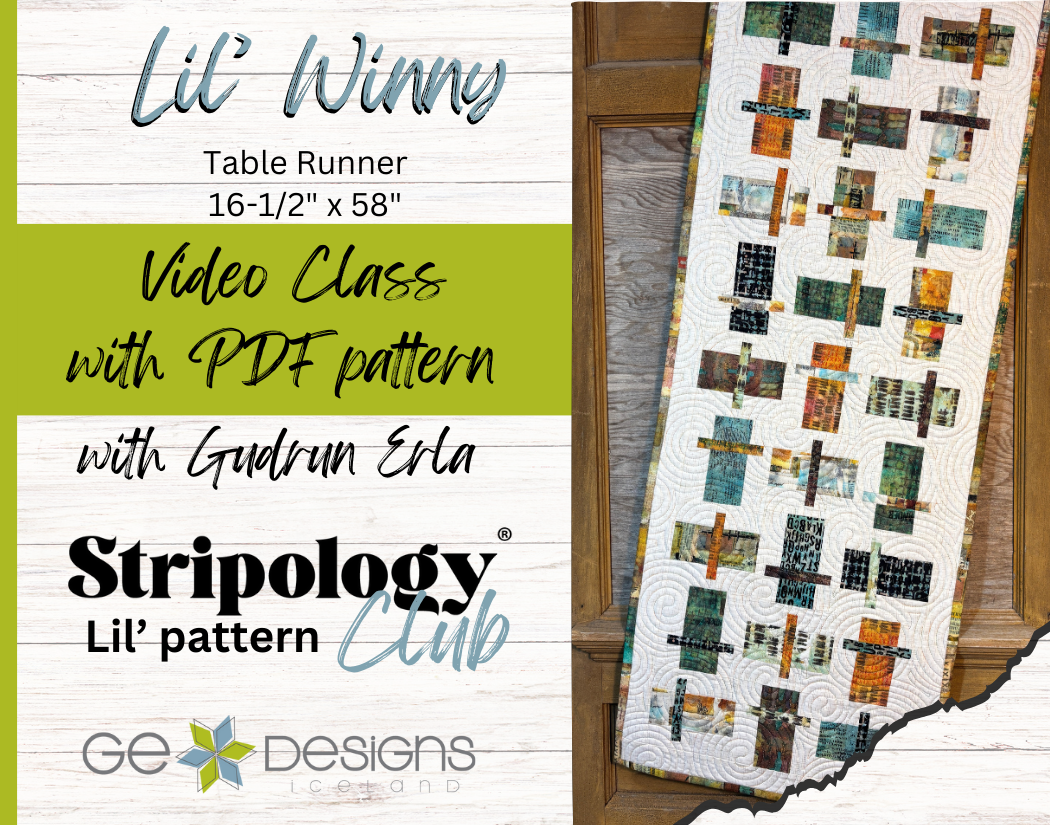 Lil' Winny Video Class - Stripology Lil' Pattern Club – GE Designs