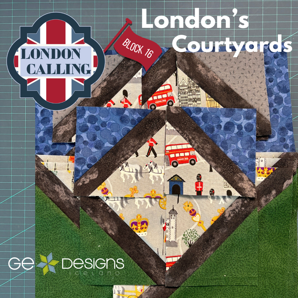 London Calling -Mystery Block of the Month - Part 13 Pattern GE Designs   