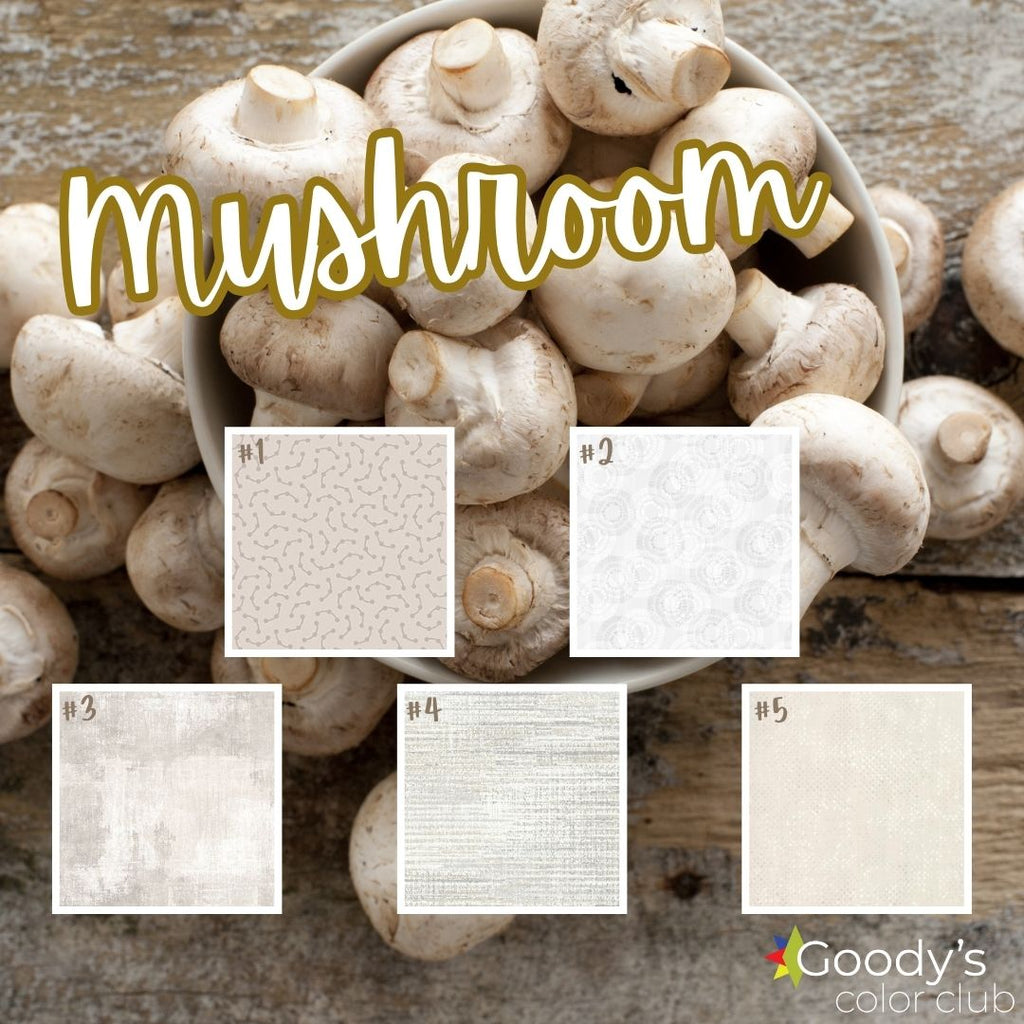 Goody's Color Club - May '23 Mushroom Fabrics GE Designs   