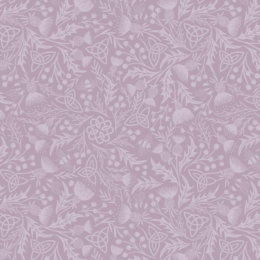 Mono Thistle Light Lavender W17 - 108" Wide 3 YARD Fabrics Lewis & Irene   