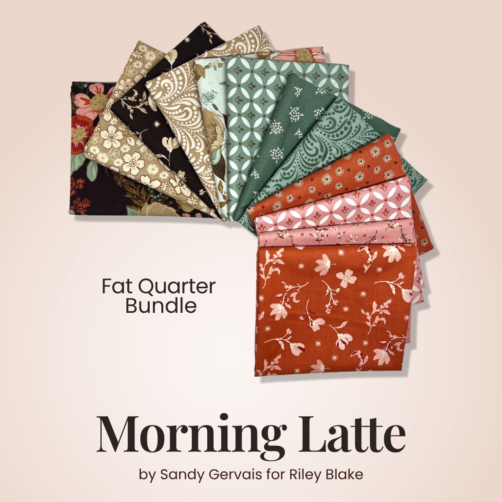 Morning Latte Fat Quarter Bundle Fabrics Riley Blake