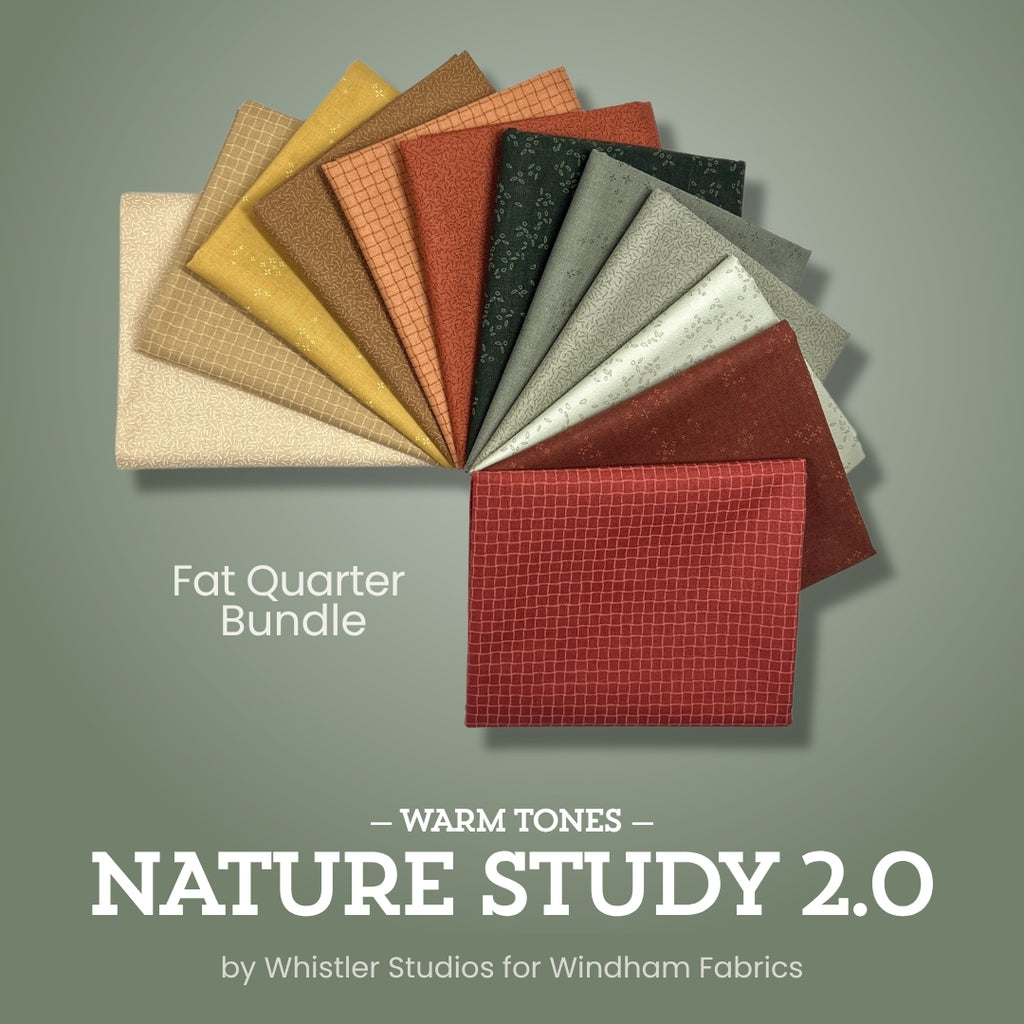 Nature Study 2.0 - Warm Fat Quarter Bundle Fabrics Windham Fabrics