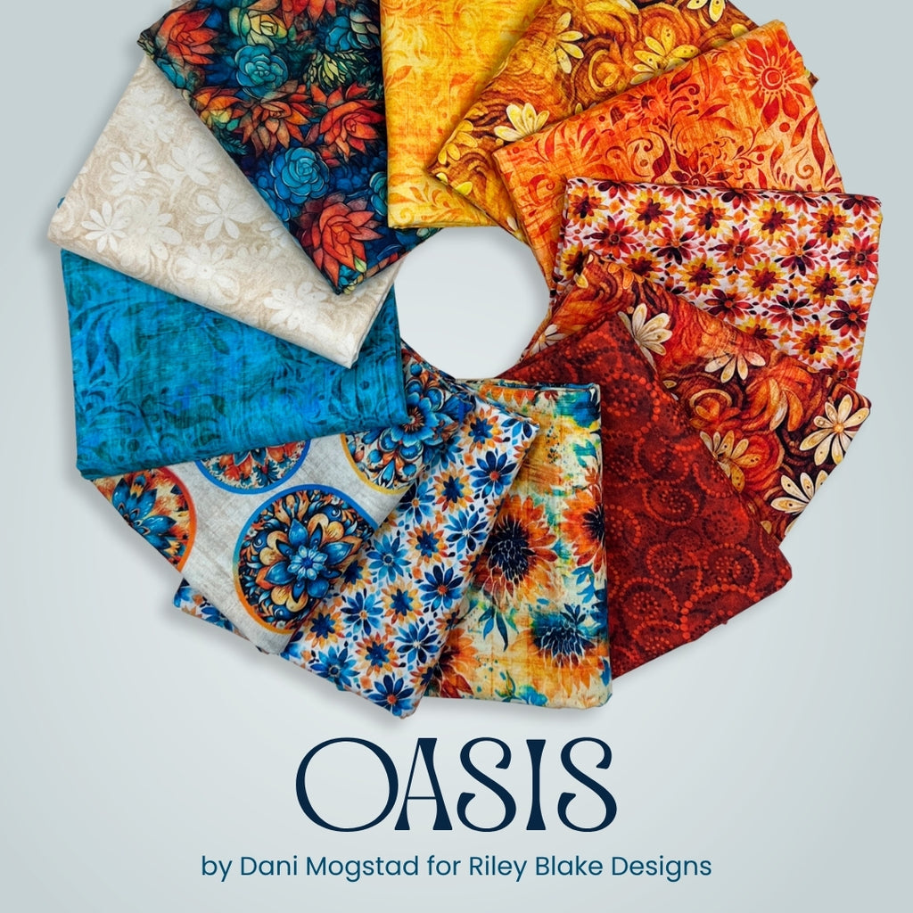 Oasis Half Yard Bundle Fabrics QT Fabrics