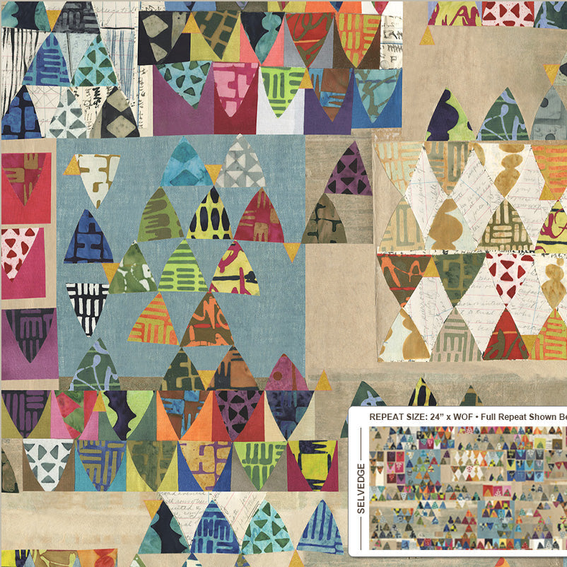 Open Space Notebook Multi 53940DM-1 Fabrics Windham Fabrics