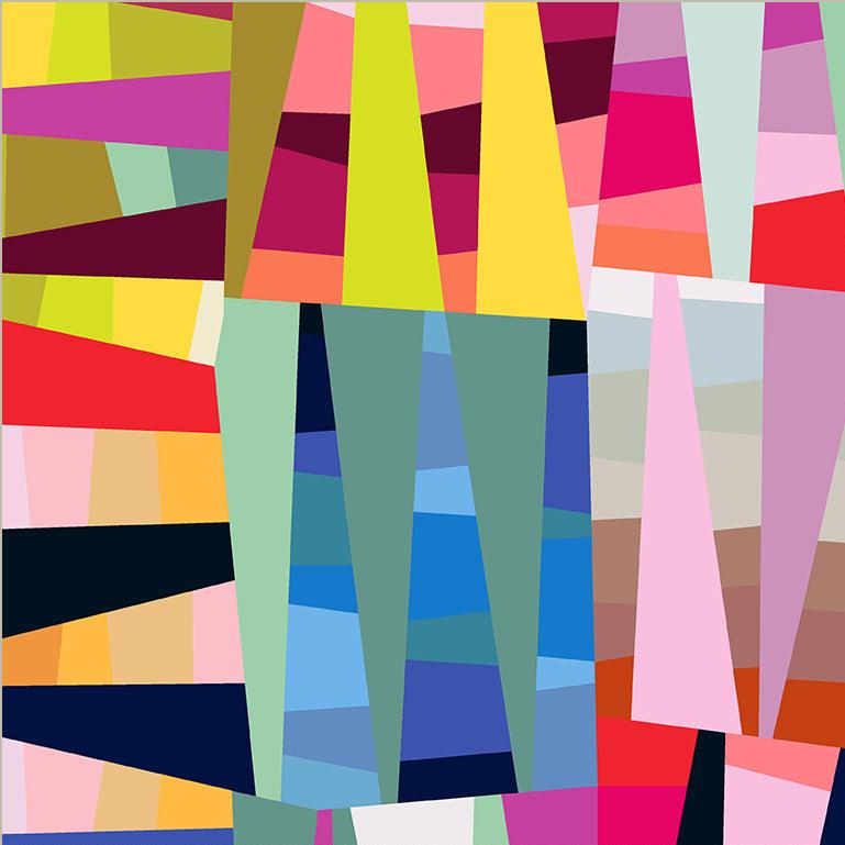 Parade Kaleidoscope 108" Wide Backing Fabric - 54116DW-1DES - 2 YARD CUT Windham Fabrics Fabrics Windham Fabrics