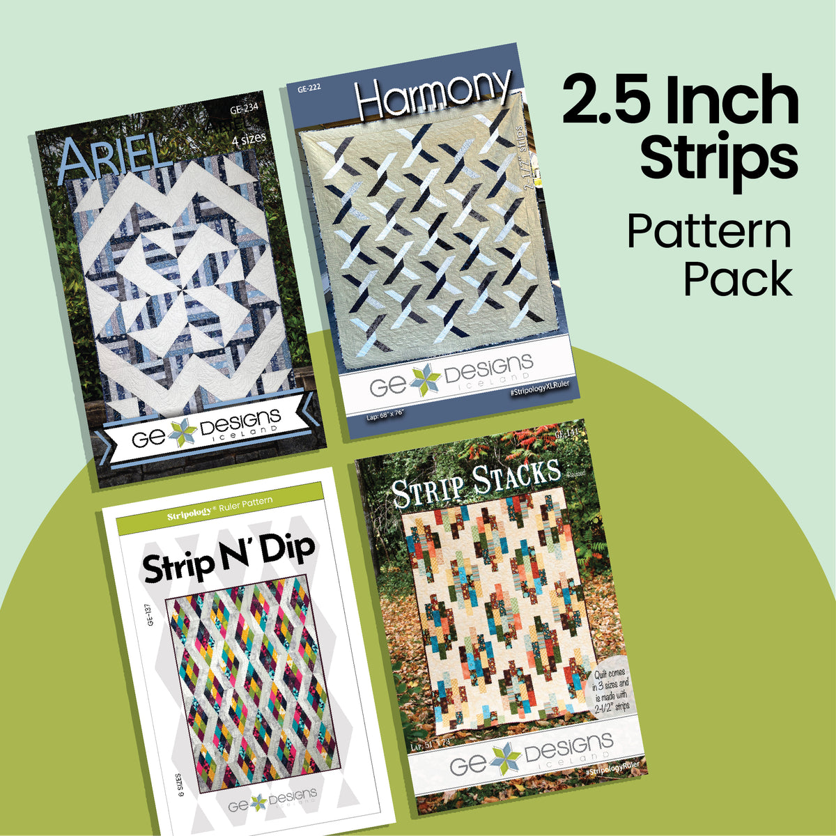 2.5 inch Strip Pattern Pack – GE Designs