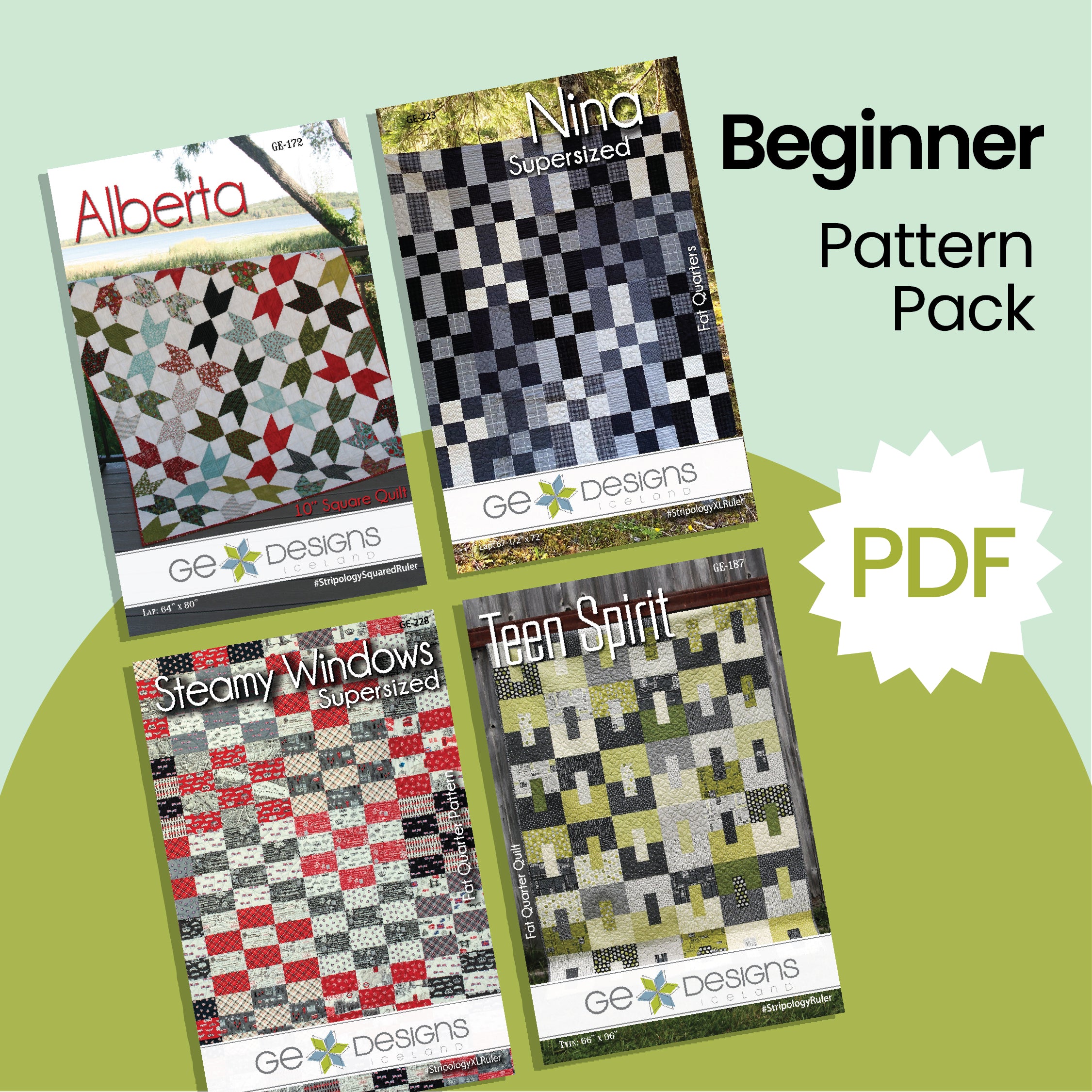 Beginner PDF Pattern Pack – GE Designs