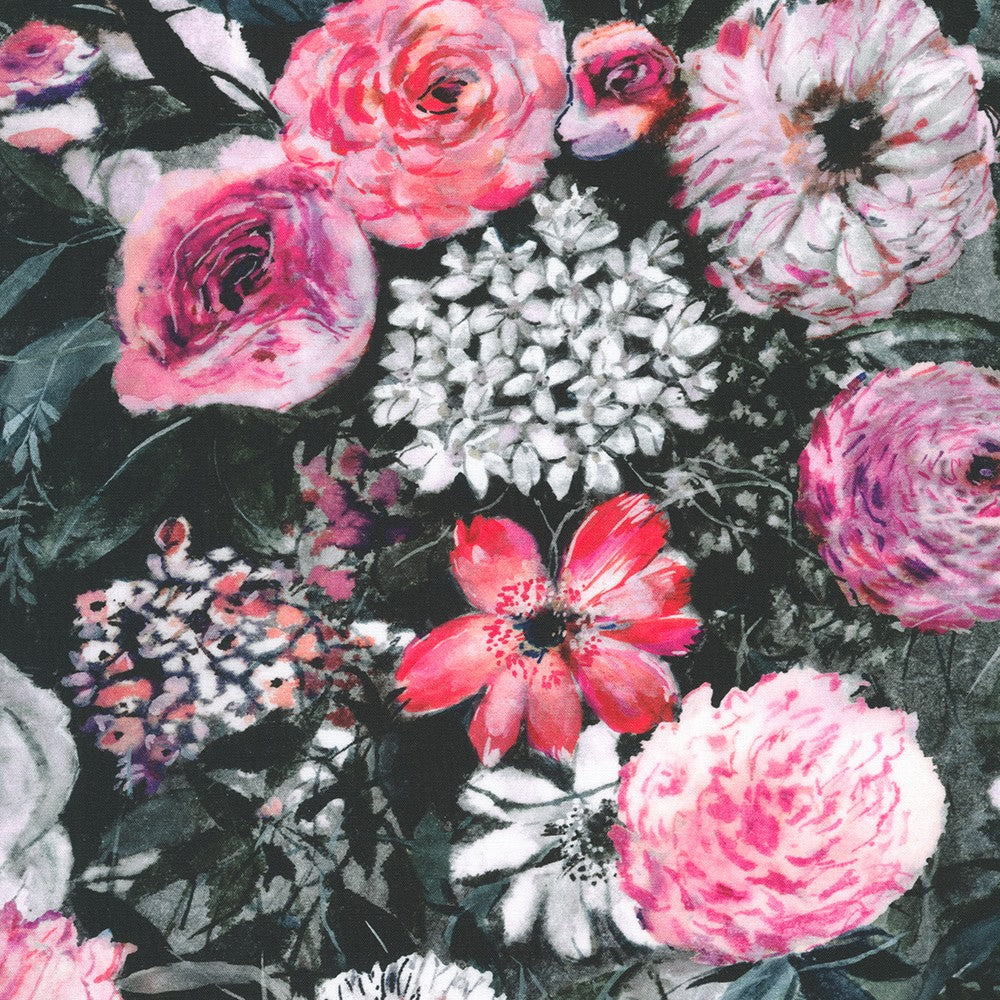 Peony Love Shadow 22754-304 Fabrics Robert kaufman